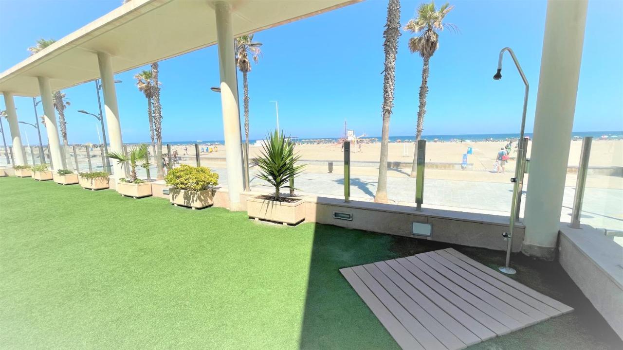 Beach Valencia Luxury A40-35 Apartment With Terrace And Sea Views Exterior foto