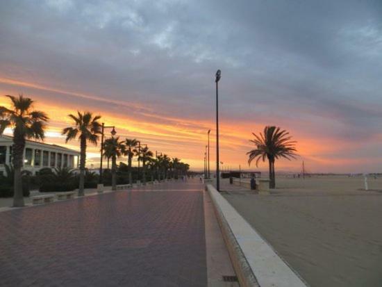 Beach Valencia Luxury A40-35 Apartment With Terrace And Sea Views Exterior foto