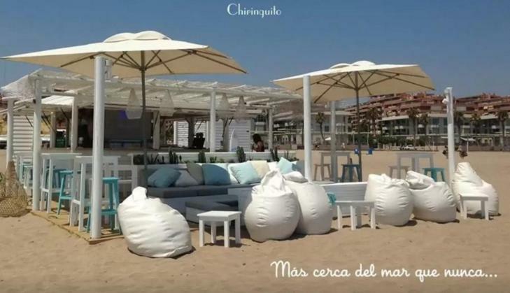 Beach Valencia Luxury A40-35 Apartment With Terrace And Sea Views Exterior foto